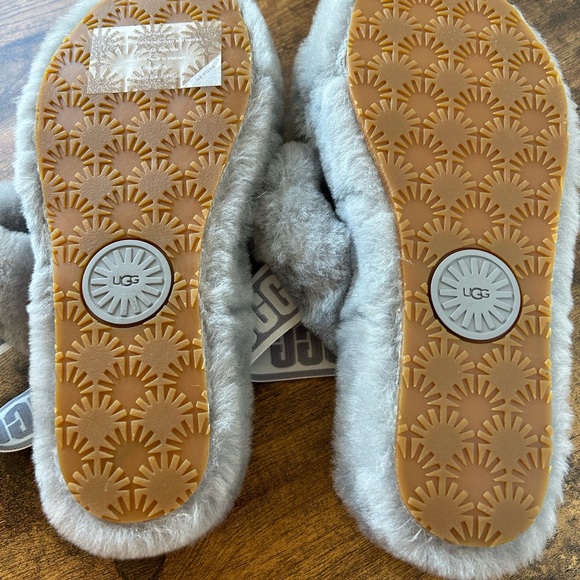 New UGG Fluff yeah slides in Grey - Picture 4 of 4